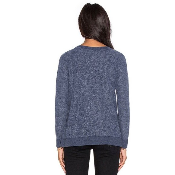 Ski‎ Drink Sleep Chaser Womens Pullover Sweatshirt Blue Heathered Crew Neck XS - Picture 4 of 11